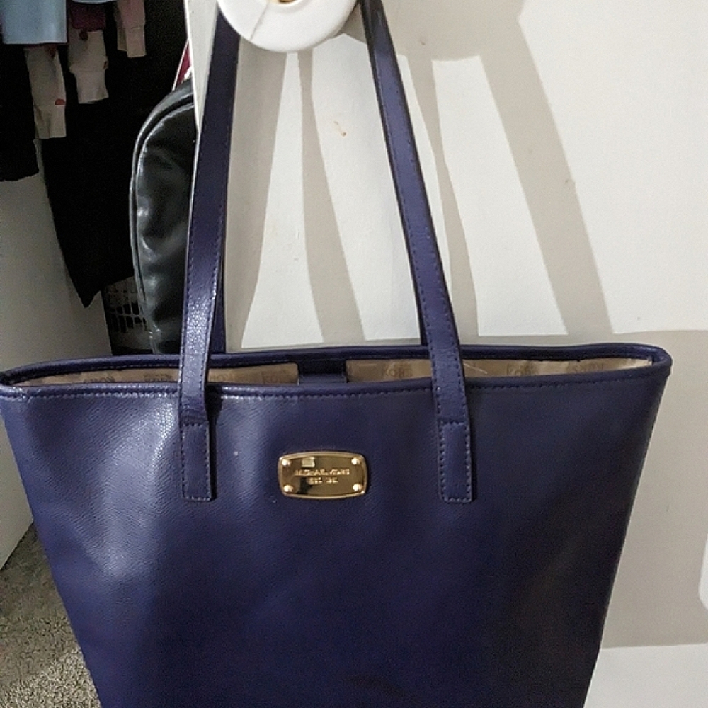 COPY - Authentic MK pure in dark plum color with gold embellishment detail-limi…
